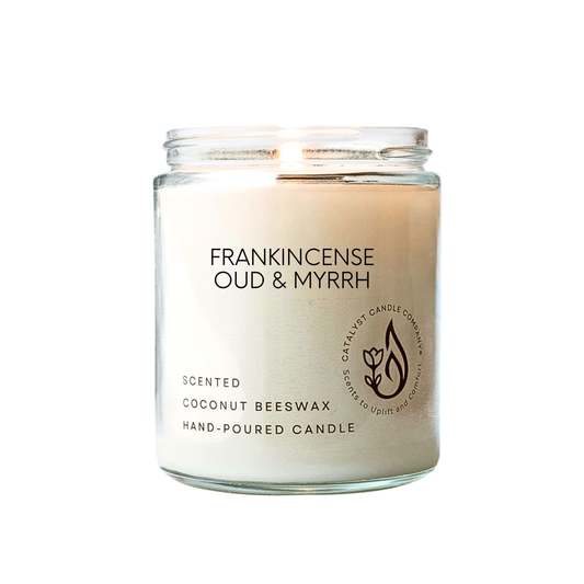 Frankincense, Oud & Myrrh | Coconut Beeswax Candle