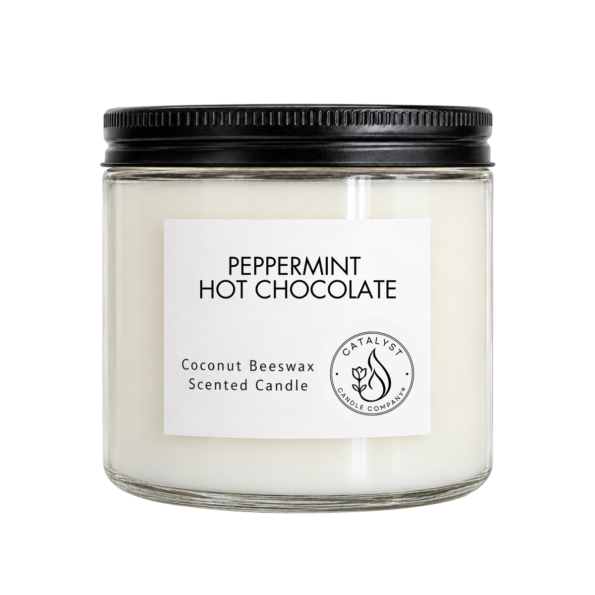 Peppermint Hot Chocolate | Coconut Beeswax Candle