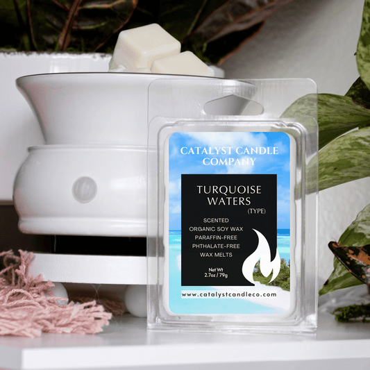 TURQUOISE WATERS (TYPE) | Scented Soy Wax Melts