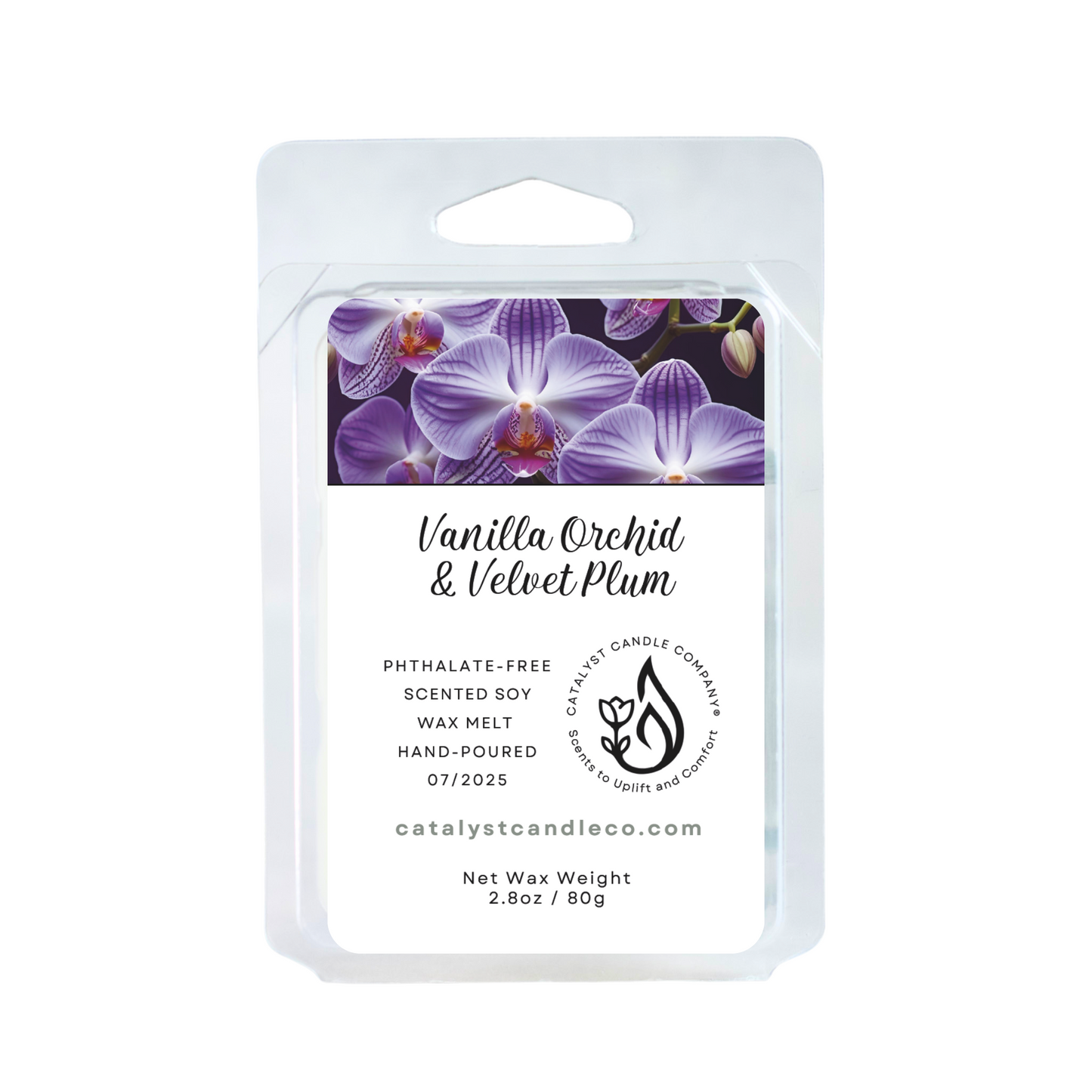 Vanilla Orchid & Velvet Plum | Scented Soy Wax Melts