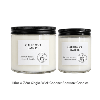 Cauldron Embers | Coconut Beeswax Candle