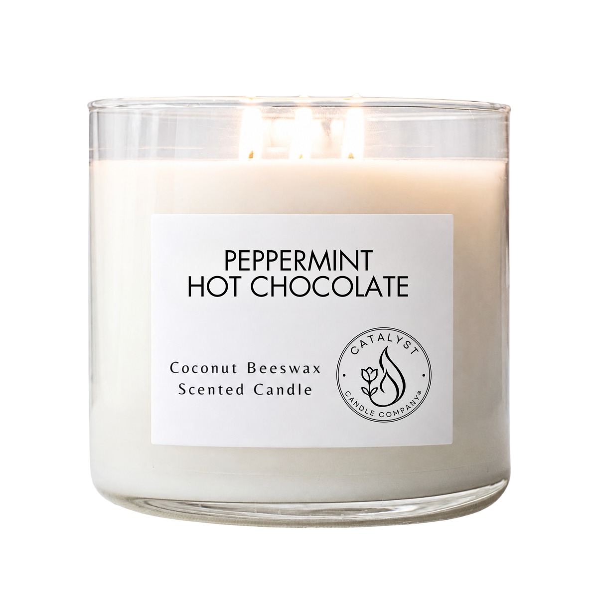 Peppermint Hot Chocolate | Coconut Beeswax Candle
