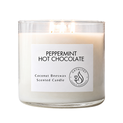 Peppermint Hot Chocolate | Coconut Beeswax Candle