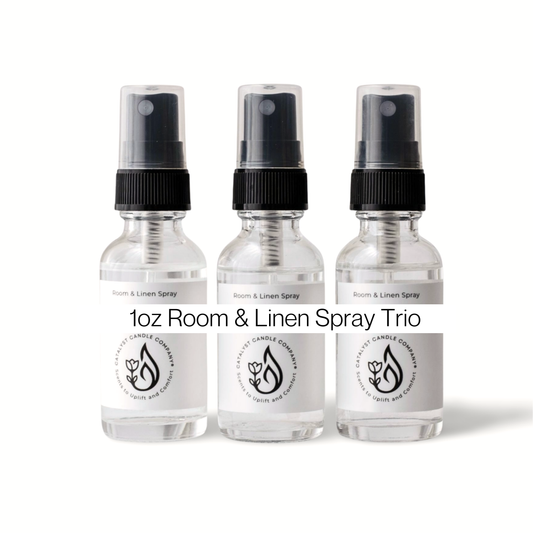 Cashmere Cotton Trio | Set of 3 Room & Linen Sprays (1oz)