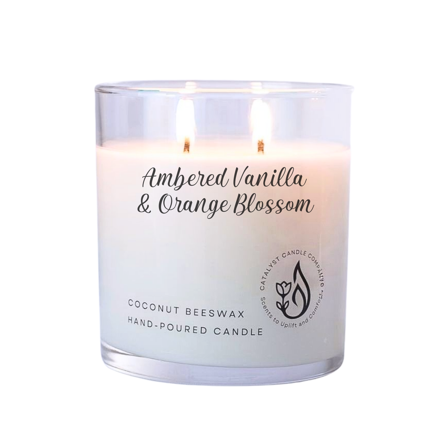 Ambered Vanilla & Orange Blossom Scented Candle