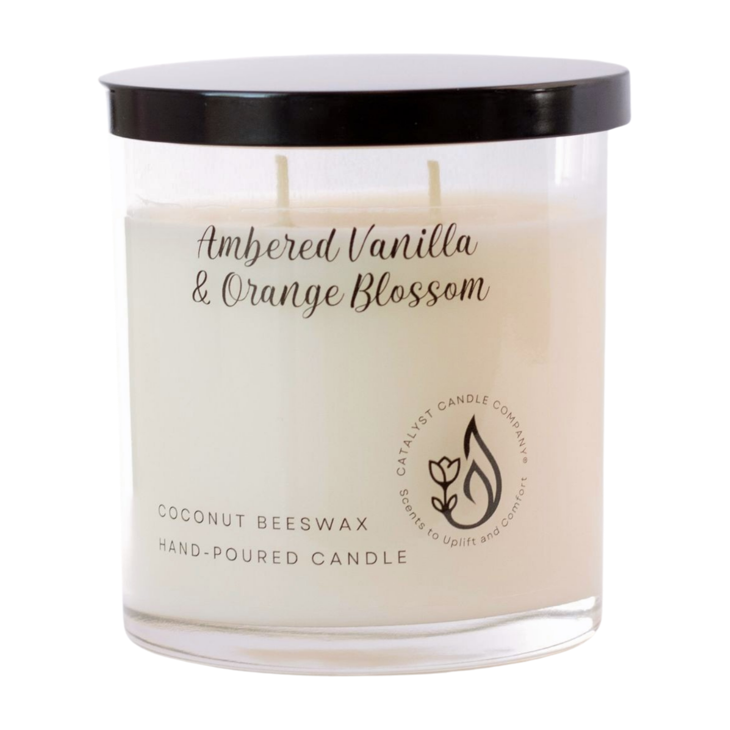 Ambered Vanilla & Orange Blossom Scented Candle
