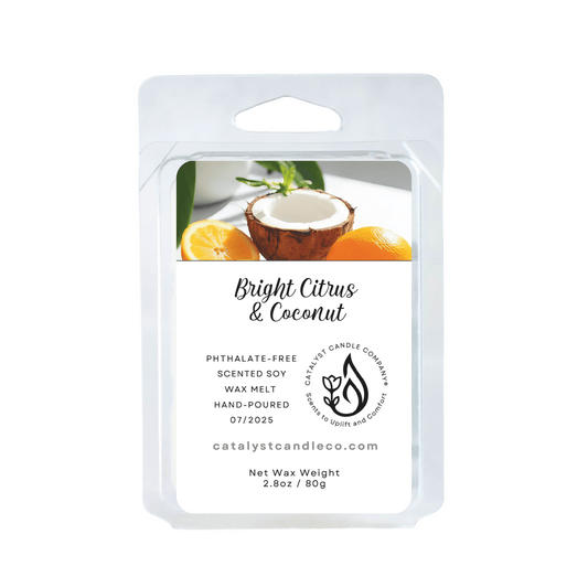 Bright Citrus & Coconut | Scented Soy Wax Melts