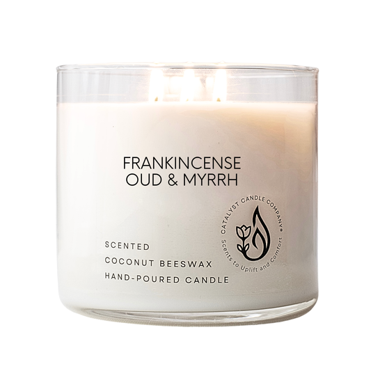 Frankincense, Oud & Myrrh | Coconut Beeswax Candle