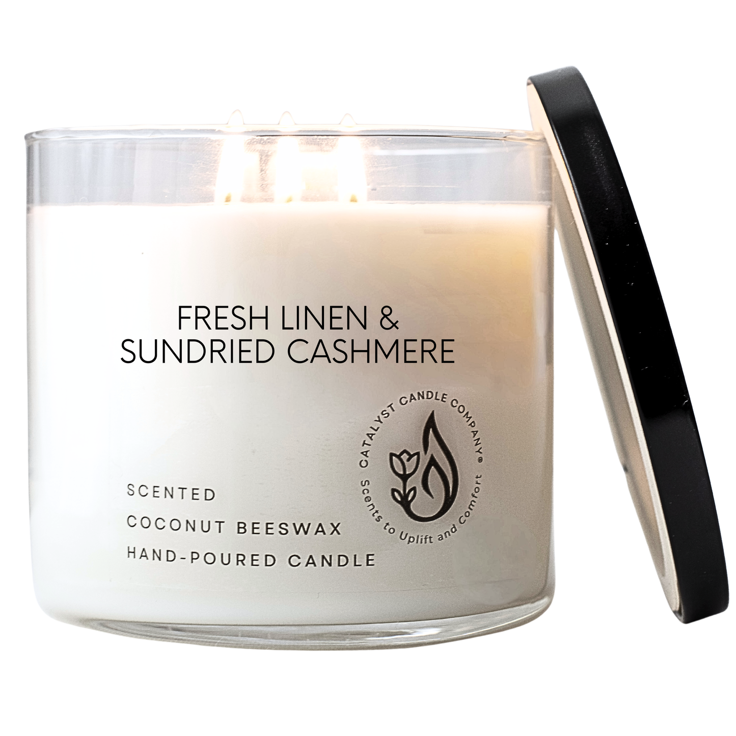 Fresh Linen & Sundried Cashmere | Coconut Beeswax Candle