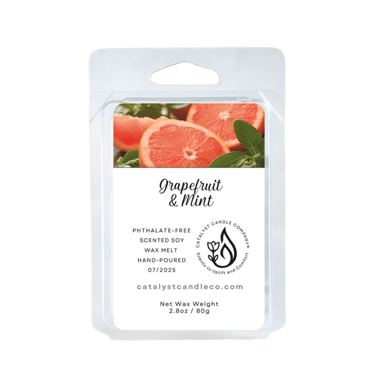 Grapefruit & Mint | Scented Soy Wax Melts