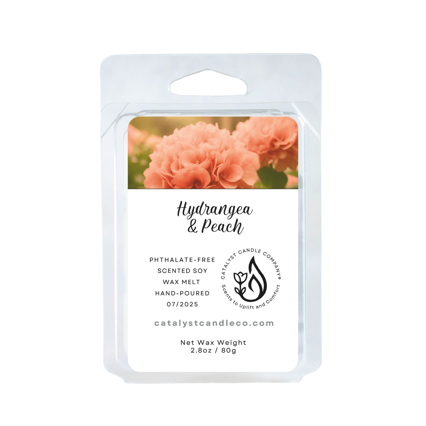 Hydrangea & Peach | Scented Soy Wax Melts