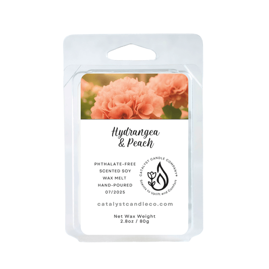 Hydrangea & Peach | Scented Soy Wax Melts
