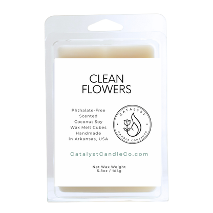 Clean Flowers | Coconut Soy Wax Melts - Large