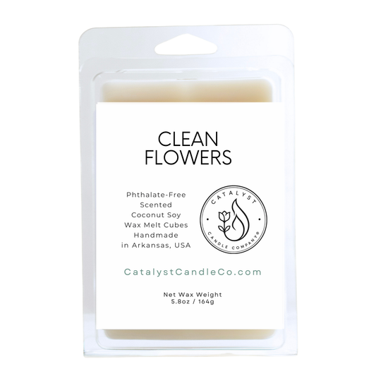 Clean Flowers | Coconut Soy Wax Melts - Large