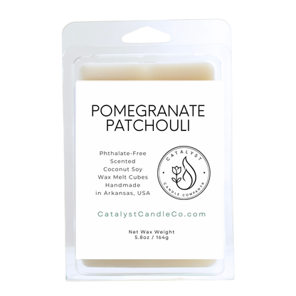 Pomegranate Patchouli | Coconut Soy Wax Melts - Large