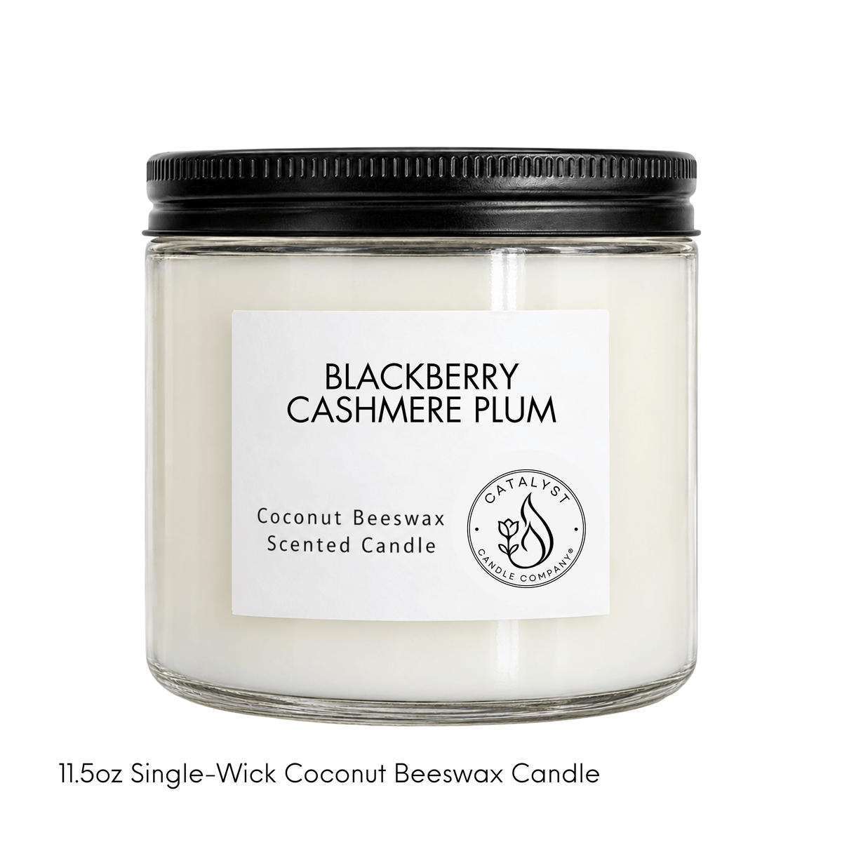 Blackberry Cashmere Plum | Coconut Beeswax Candle