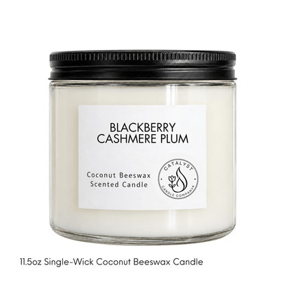 Blackberry Cashmere Plum | Coconut Beeswax Candle