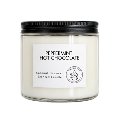 Peppermint Hot Chocolate | Coconut Beeswax Candle