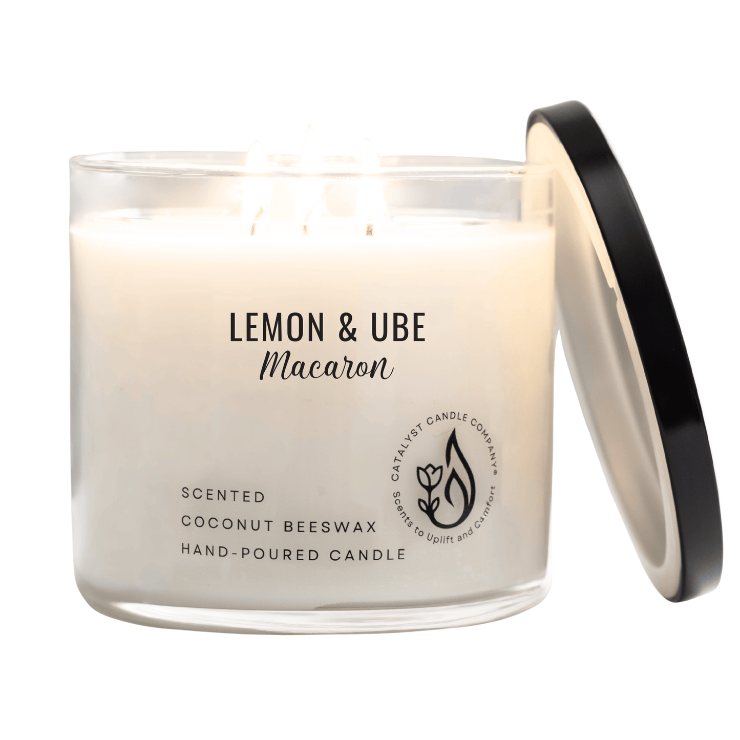 Lemon & Ube Macaron | 16oz Scented Candle