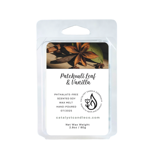 Patchouli Leaf & Vanilla | Scented Soy Wax Melts