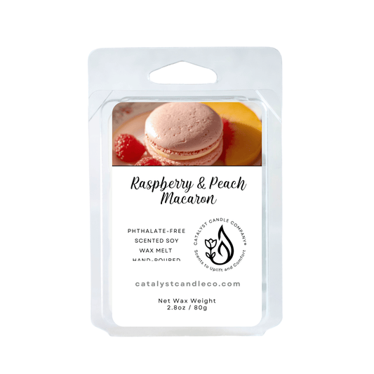 Raspberry & Peach Macaron | Scented Soy Wax Melts