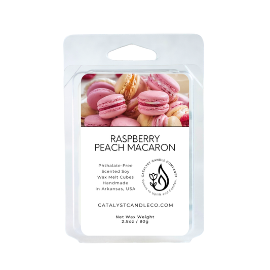 Raspberry Peach Macaron | Scented Soy Wax Melts