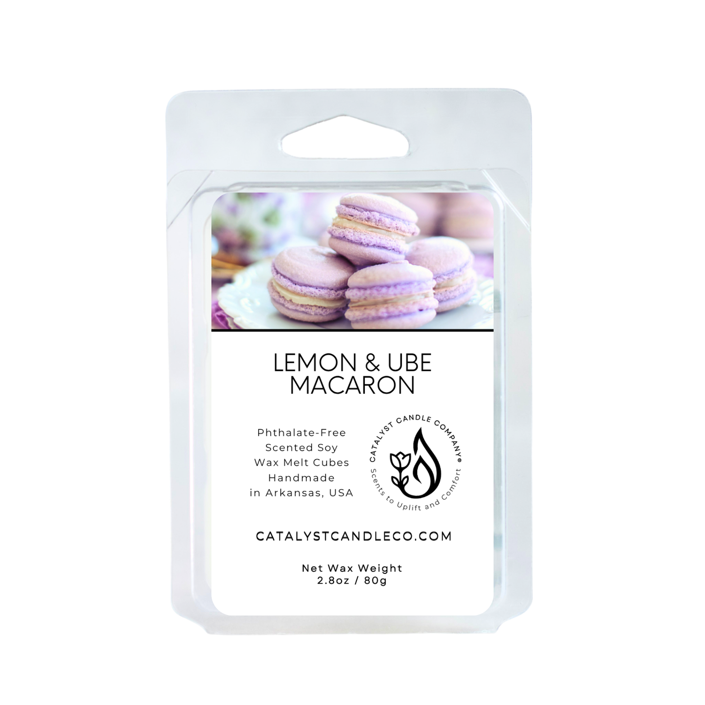 Lemon & Ube Macaron | Scented Soy Wax Melts