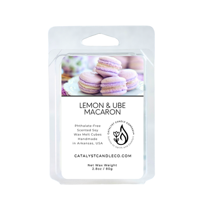 Lemon & Ube Macaron | Scented Soy Wax Melts