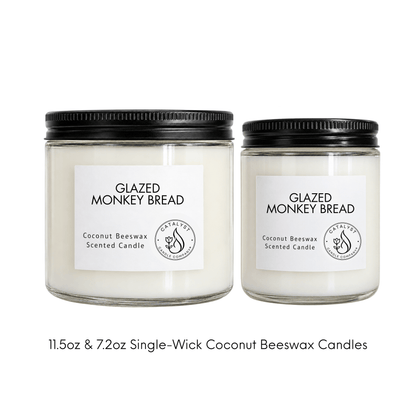 Glazed Monkey Bread | Coconut Beeswax Candle