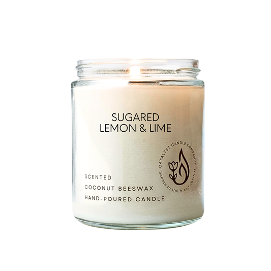 Sugared Lemon & Lime | Coconut Beeswax Candle