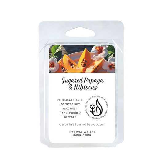 Sugared Papaya & Hibiscus | Scented Soy Wax Melts