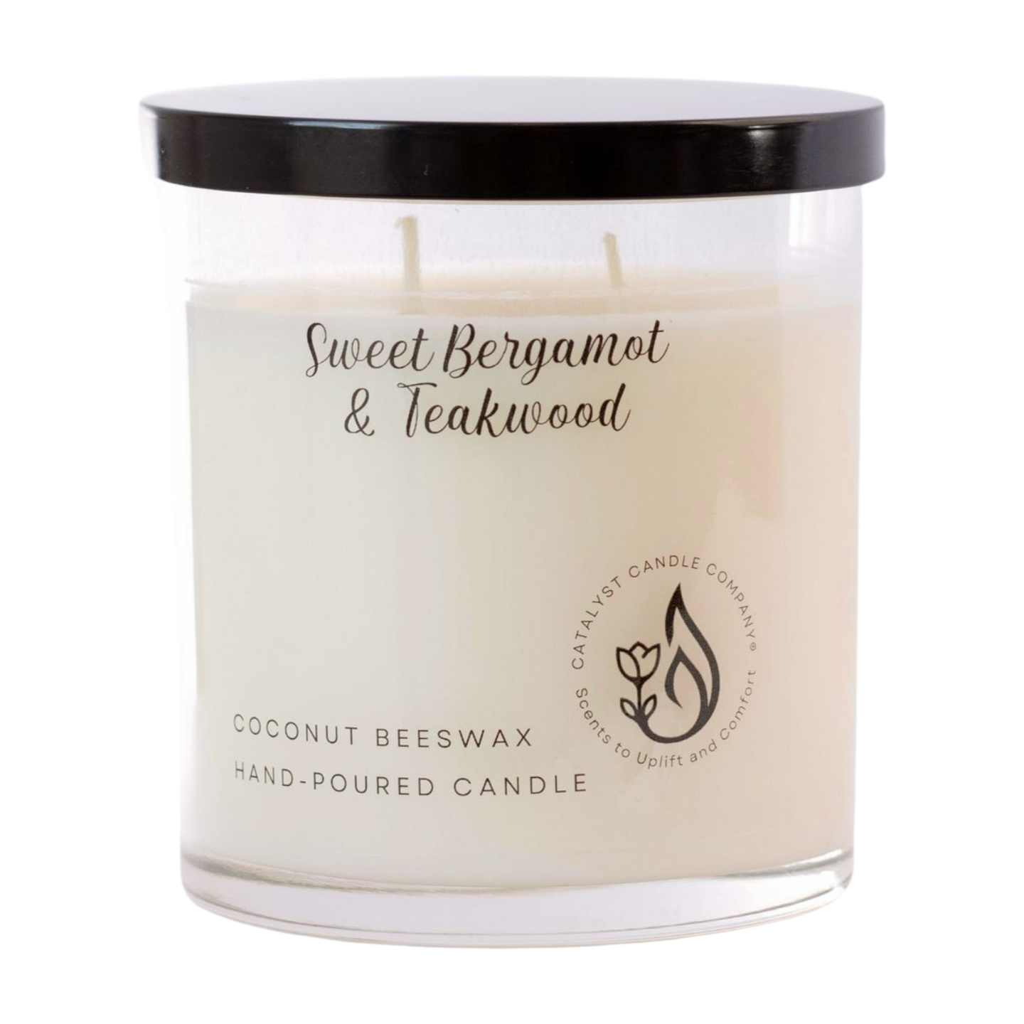 Sweet Bergamot & Teakwood Scented Candle