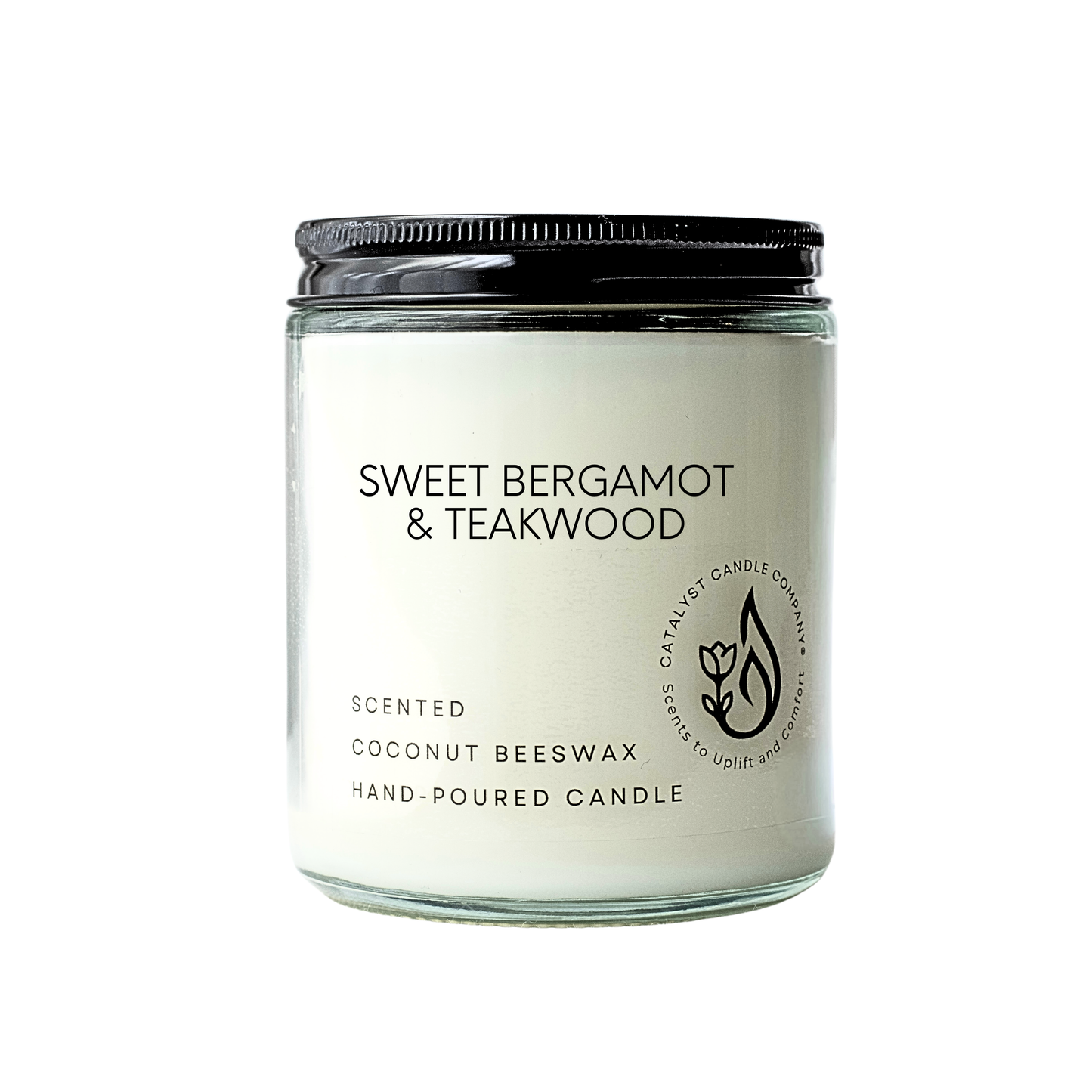 Sweet Bergamot & Teakwood | Coconut Beeswax Candle