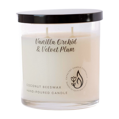 Vanilla Orchid & Velvet Plum Scented Candle